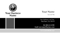 Electrical 2" x 3.5" Business Cards by Templatecloud 