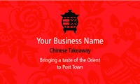 Takeout 2" x 3.5" Business Cards by Templatecloud