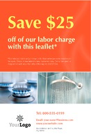 Gas Fitters 5.5" x 8.5" Flyers by Templatecloud