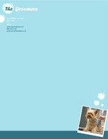 Dog Groomers 8.5" x 11" Stationery by Templatecloud 