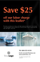 Gas Fitters 5.5" x 8.5" Flyers by Templatecloud