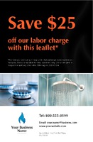 Gas Fitters 5.5" x 8.5" Flyers by Templatecloud