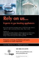 Gas Fitters 5.5" x 8.5" Flyers by Templatecloud 