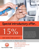 Electrical 8.5" x 11" Flyers by Templatecloud