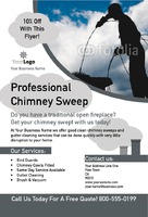 Chimney Sweeps 4" x 6" Flyers by Templatecloud 