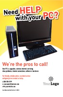 Computer Technicians 5.5" x 8.5" Flyers by Templatecloud 