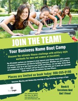 Fitness 8.5" x 11" Flyers by Templatecloud 