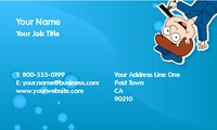 Window Cleaning 2" x 3.5" Business Cards by Templatecloud