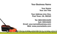 Lawn Maintenance 2" x 3.5" Business Cards by Templatecloud 