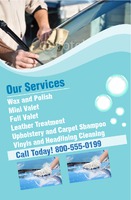 Car Wash 5.5" x 8.5" Flyers by Templatecloud