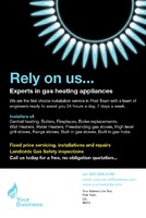 Gas Fitters 4" x 6" Flyers by Templatecloud 