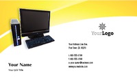 Computer Technicians 2" x 3.5" Business Cards by Templatecloud 