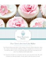 Bakery 8.5" x 11" Flyers by Templatecloud 