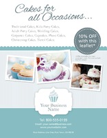 Bakery 8.5" x 11" Flyers by Templatecloud