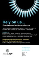 Gas Fitters 5.5" x 8.5" Flyers by Templatecloud 
