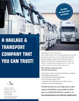 Logistics 8.5" x 11" Flyers by Templatecloud 