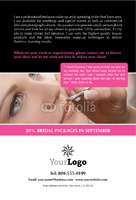 Make up 4" x 6" Flyers by Templatecloud