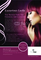 Salon 4" x 6" Flyers by Templatecloud 