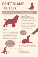 Dog Care 4" x 6" Flyers by Templatecloud 
