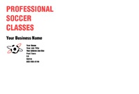 Soccer 4" x 6" Postcards by Templatecloud