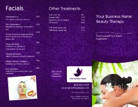 Massage 8.5" x 11" Brochures by Templatecloud 