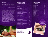Massage 8.5" x 11" Brochures by Templatecloud