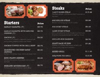 Restaurant 8.5" x 11" Brochures by Templatecloud