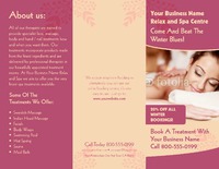 Beauty Salon 8.5" x 11" Brochures by Templatecloud 