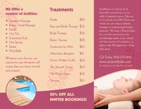 Beauty Salon 8.5" x 11" Brochures by Templatecloud