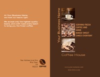 Cafe 8.5" x 11" Brochures by Templatecloud 
