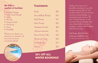 Beauty Salon 11" x 17" Brochures by Templatecloud
