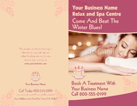 Beauty Salon 8.5" x 11" Brochures by Templatecloud 