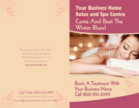 Beauty Salon 8.5" x 11" Brochures by Templatecloud 