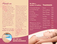 Beauty Salon 8.5" x 11" Brochures by Templatecloud