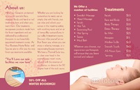Beauty Salon 11" x 17" Brochures by Templatecloud