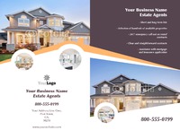 Estate Agents 8.5" x 11" Brochures by Templatecloud 