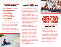 Go Karting 8.5" x 11" Brochures by Templatecloud