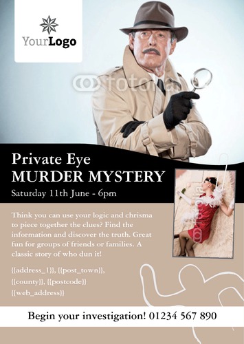 Entertainer A5 Flyers by Thomas Mascall