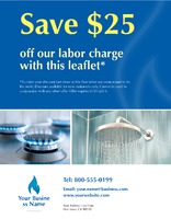 Gas Fitters 8.5" x 11" Flyers by Templatecloud