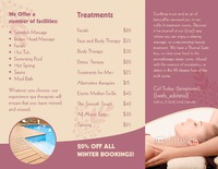 Beauty Salon 8.5" x 11" Brochures by Templatecloud