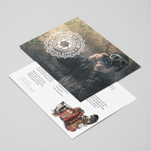 100LB Gloss Book Flyer + AQ