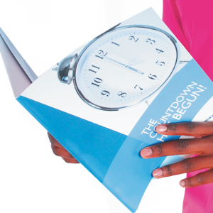 Small Interlocking Pocket Folder 140# Silk Cover