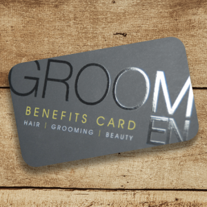 Punched StarMarque Bio Business Cards