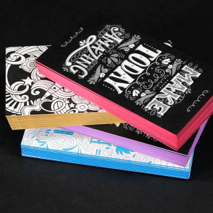 32PT Uncoated Painted EDGE Announcement Cards