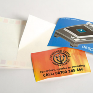 Matte Vinyl Stickers + No Coating